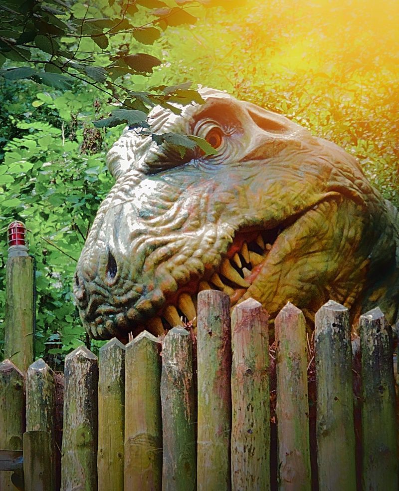 Dinosaurios animatrónicos