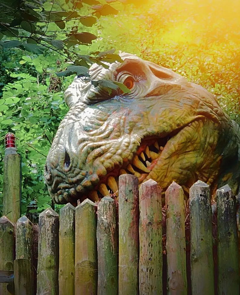 Dinosaurios animatrónicos