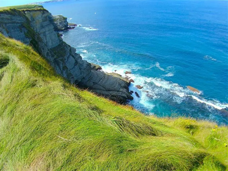 Vista del mar cantábrico